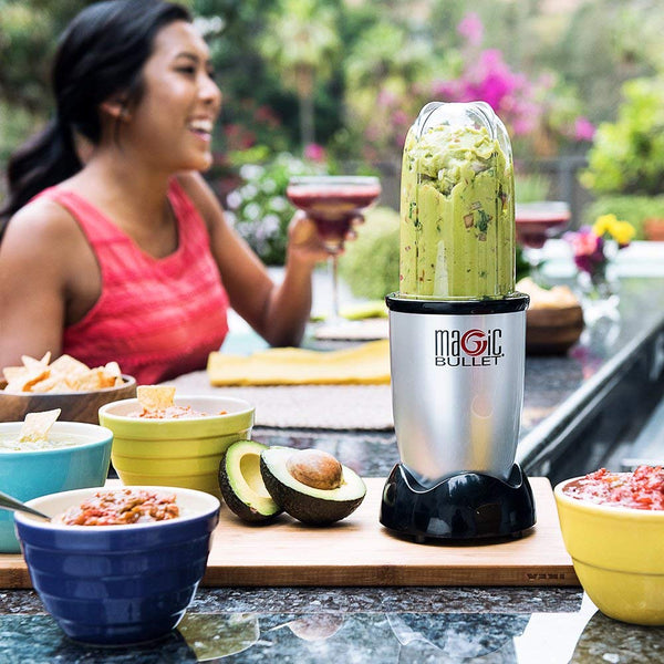 Magic Bullet Blender, Small, Silver, 11 Piece Set
